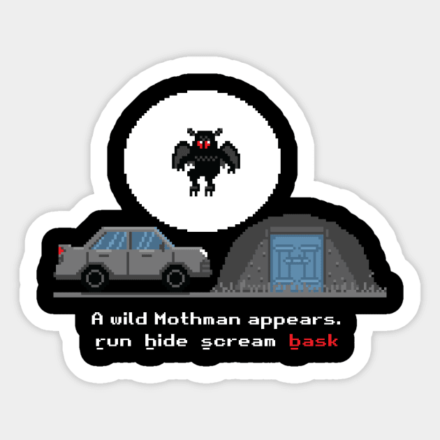 Mothman the Game Sticker by futiledesigncompany